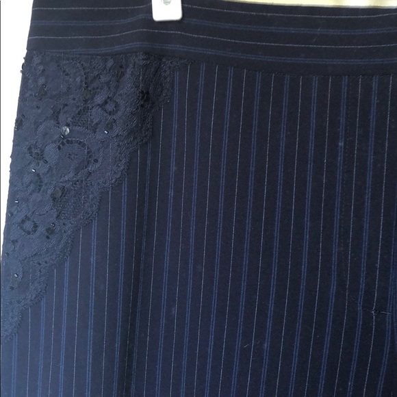 Blue pinstripe pants - Picture 3 of 6